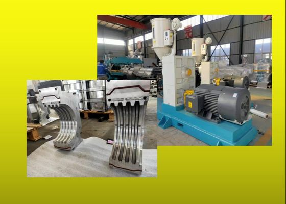 Su Ürünleri Yetiştiriciliği İçin DN300 PVC Oluklu Boru Ekstrüzyon Hattı