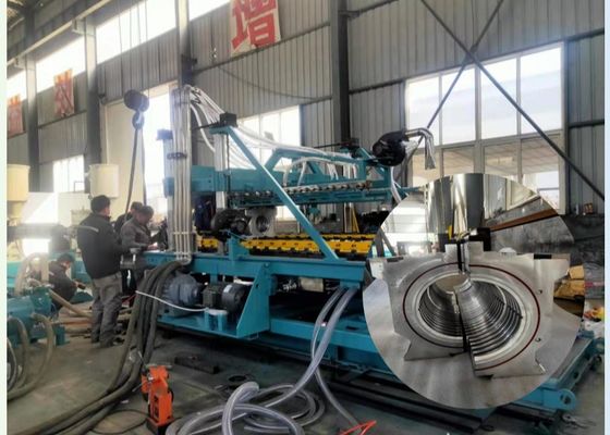200mm PVC PE Çift Duvar Oluklu Boru Ekstruder