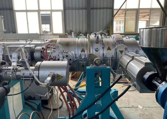 PLC Lineal 15m/Dk 250kg/H HDPE Boru Ekstrüzyon Makinası