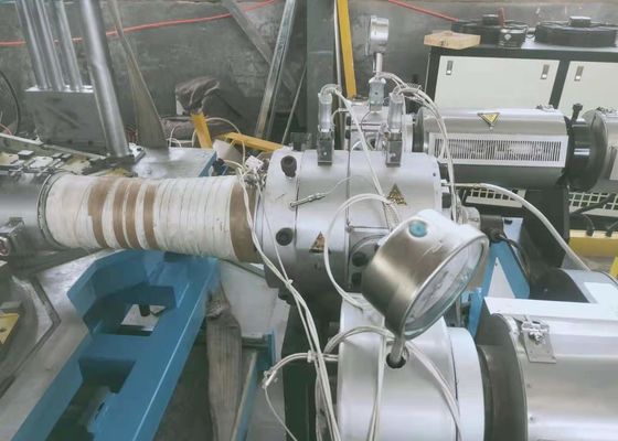 HDPE Boru Ekstrüzyon Hattı İçin ABB Motor Plastik Hortum Yapma Makinesi