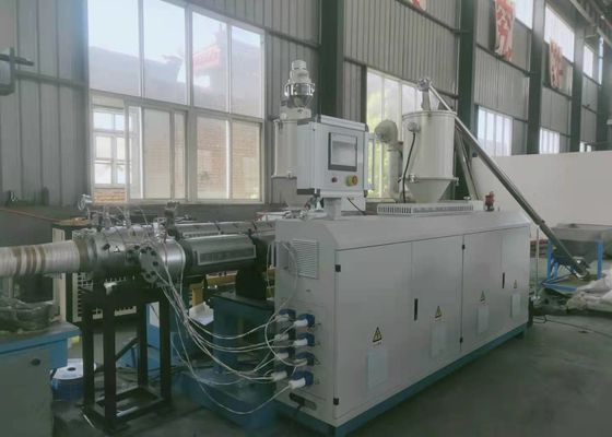 Plastik HDPE PE Tek Duvar Oluklu Boru Ekstrüzyon Makinesi 10 m / dak