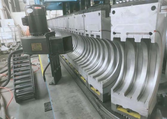 PP PE PVC EVA PA Plastik Oluklu Boru Ekstrüzyon Hattı 30KW