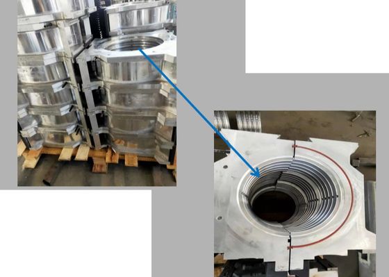 HDPE Çift Duvar Oluklu Boru Üretim Hattı ID200mm ID600 mm
