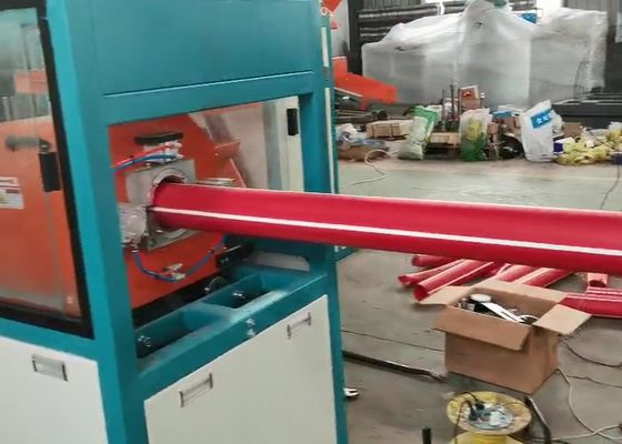250-300kg/h Konik Çift Vidalı PVC Yassı Boru Üretim Hattı