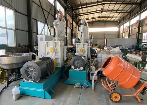 Derin Vidalı Çift Duvar Oluklu Boru Ekstrüzyon Hattı OD 110mm