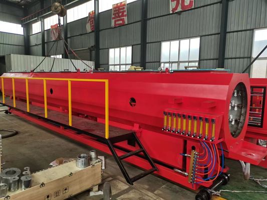200-500mm PE Gaz Boru Ekstrüzyon Makinesi Plastik Boru Üretim Hattı