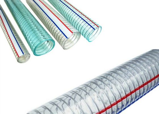 20-63mm PVC Spiral Çelik Tel Takviyeli Hortum Boru Ekstrüzyon Hattı