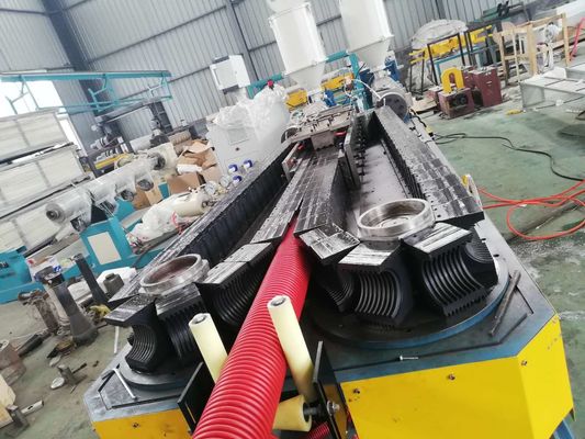 10-20 M/Dk PVC PE PP Tek Duvar Oluklu Boru Makinası
