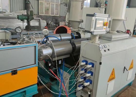 Esnek Plastik Taze Hava Çift Duvar Oluklu Boru Ekstrüzyon Hattı
