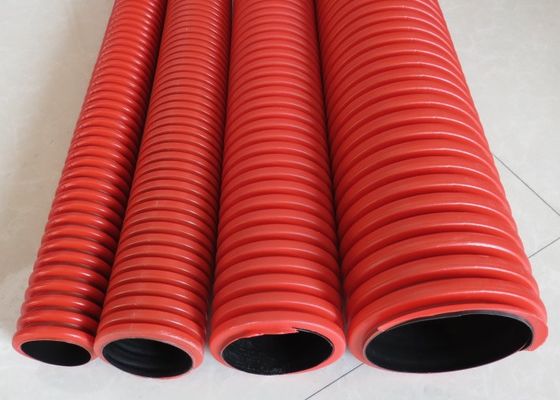 50-250 mm HDPE Çift Duvar Oluklu Boru Makinası Ekstrüzyon Hattı
