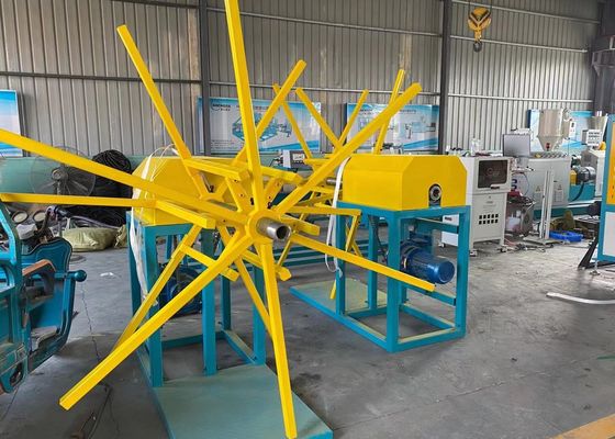160-450mm HDPE PP Su Gaz Temini Tek Vidalı Plastik Ekstruder Makinesi