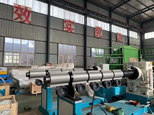 50mm-250mm HDPE Çift Duvar Oluklu Boru Makinası / Ekstrüzyon Hattı