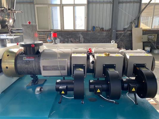 Plastik PVC Boru Ekstrüzyon Hattı Çift Vidalı Ekstruder Makinesi Konik 250kg / Saat