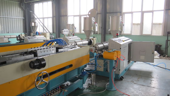 PP PE Tek Duvar Oluklu Boru Makinası 110mm Hortum Üretim Ekstrüzyon Hattı