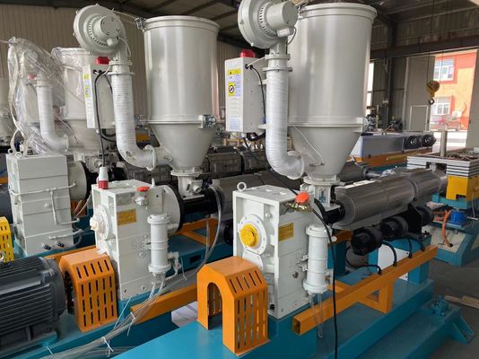 10m / dak Plastik Tek Duvar Oluklu Boru Ekstrüzyon Hattı Tüp Hortum Ekstrüzyon Hattı